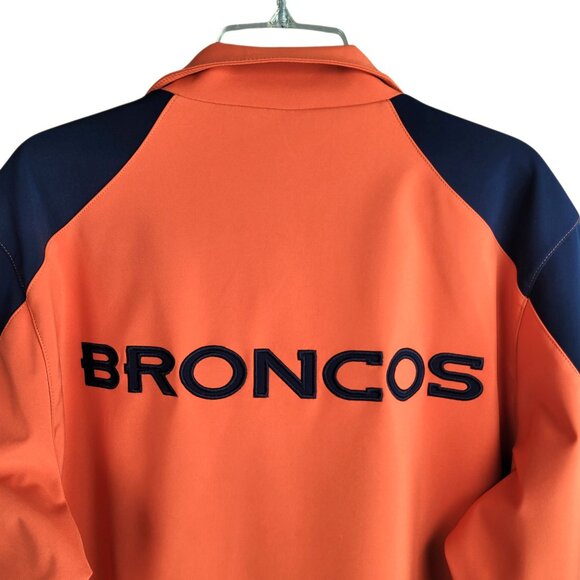 NFL Denver Broncos Jacket Coat Men's L Soft Shell Full Zip Football Sports G-lll - Picture 14 of 14